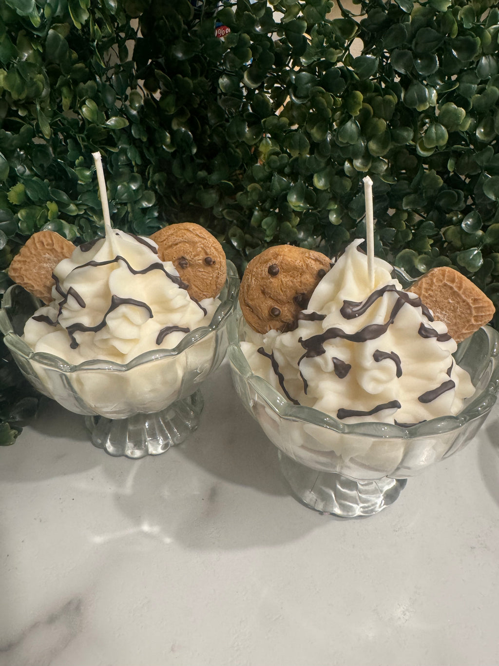 Chocolate chip cookie scented soy candle