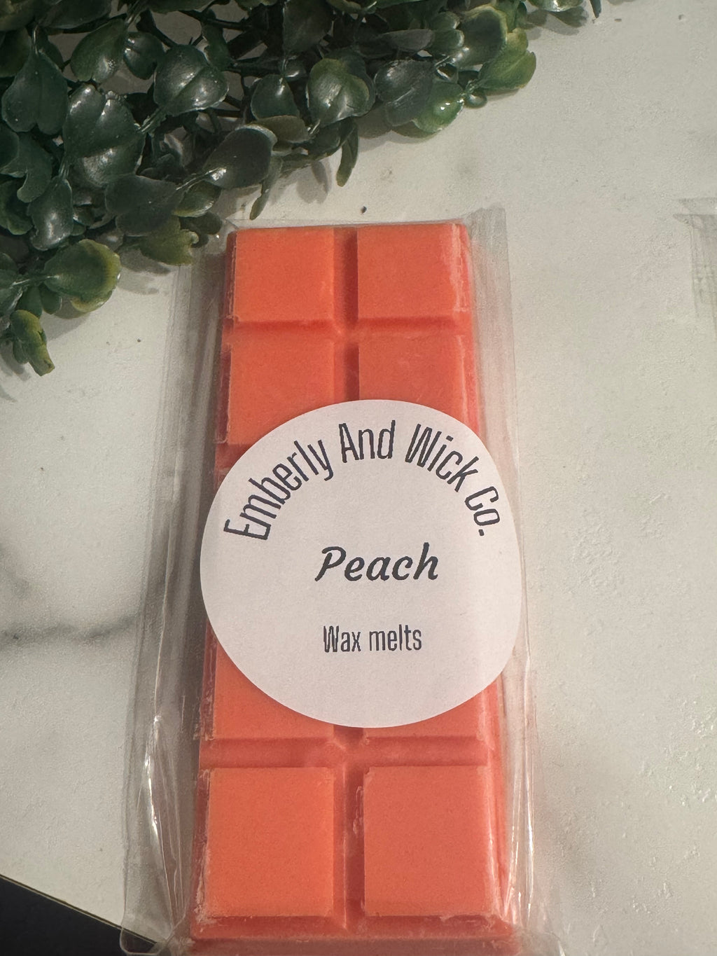 Peach scented wax melts 1.75 oz