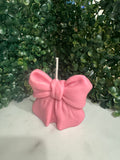 Strawberry scented Bowtie Soy candle