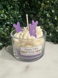Purple Peeps Easter Soy Candle Marshmallow scented
