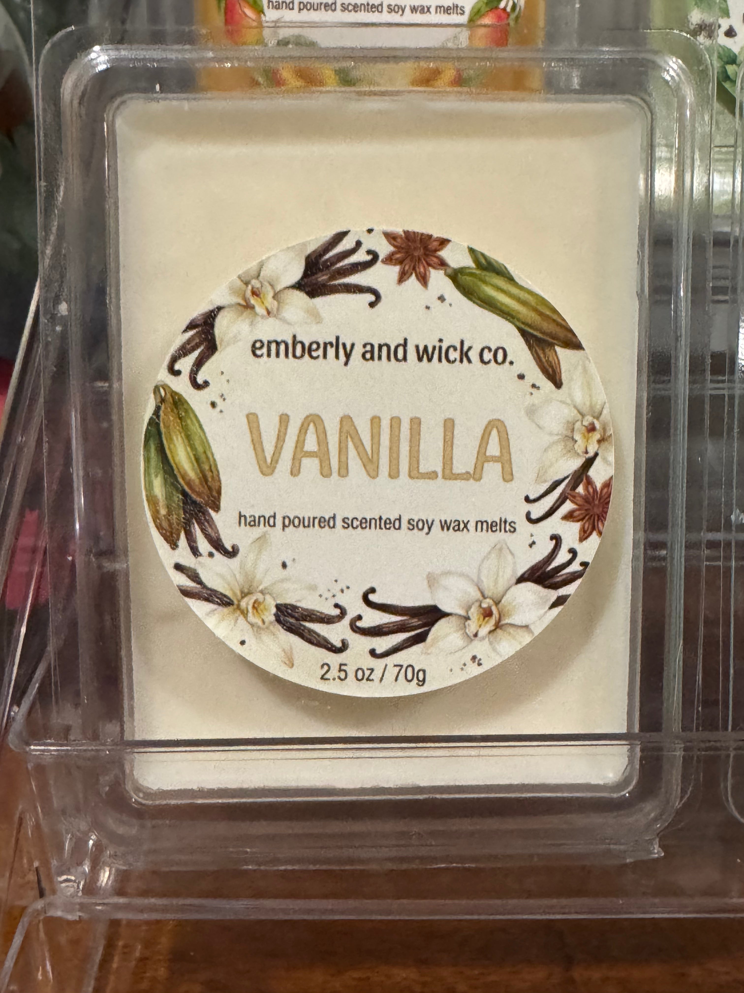 Vanilla scented soy wax melts 2.5 oz